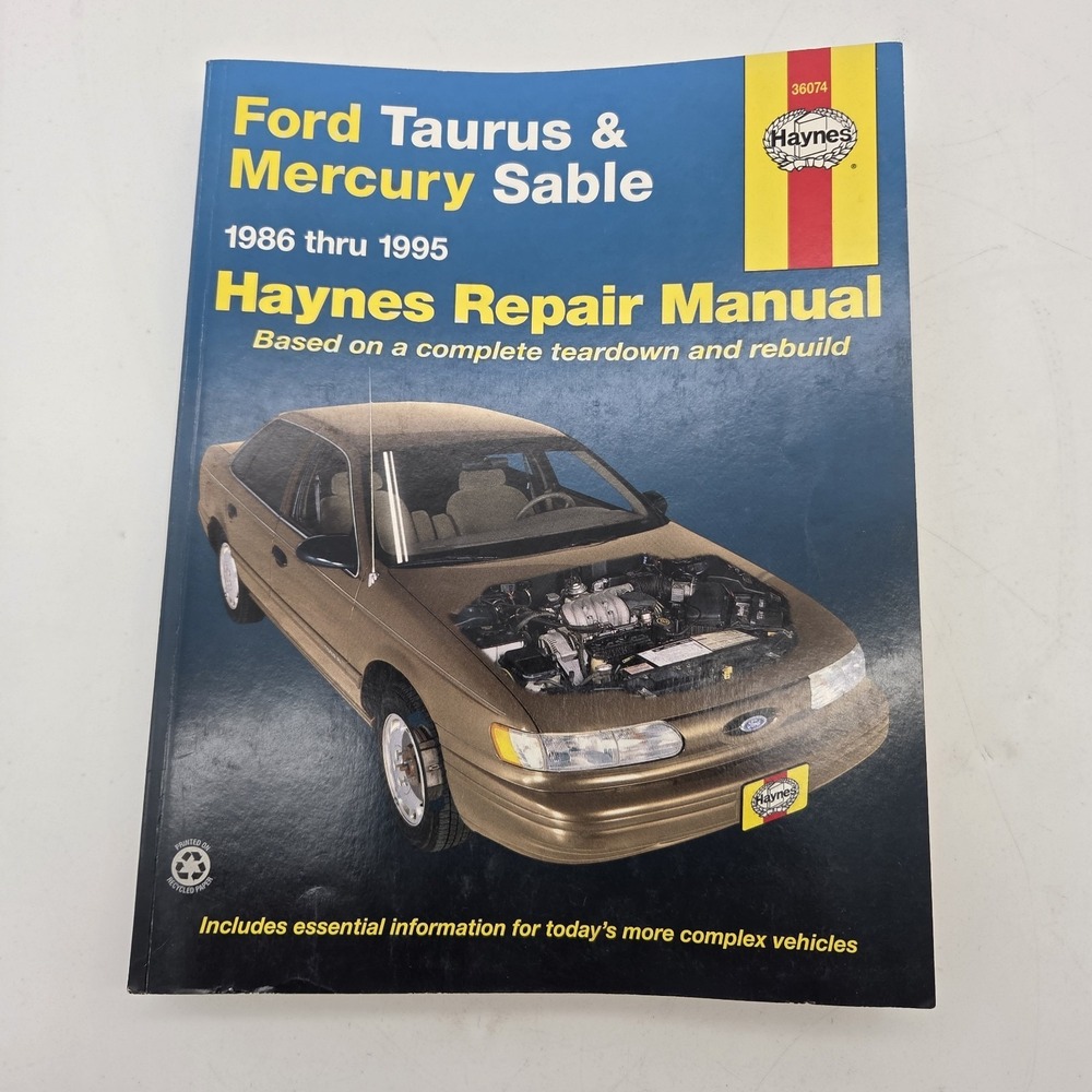 Haynes Repair Manual * Ford Taurus & Mercury Sable (1986 - 1995) #36074